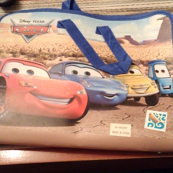 Cars Full Wrap Around Zippered Tote Bag - Picture 5 of 8